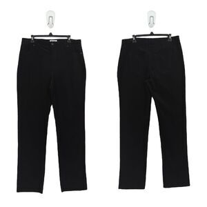 Juicy Couture Women 32 Stiletto Velvet Pants True Black High Rise Skinny Split